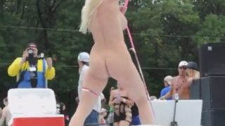 Sexiest Strip Tease Ever Dancing in Public