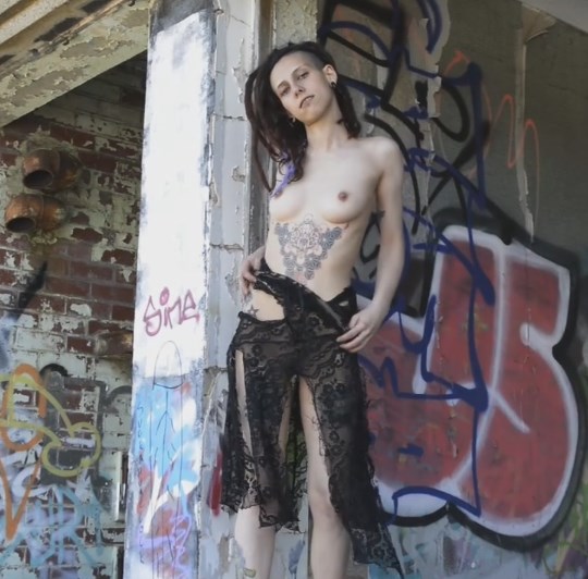 Full Striptease Video Sharon on the Wall